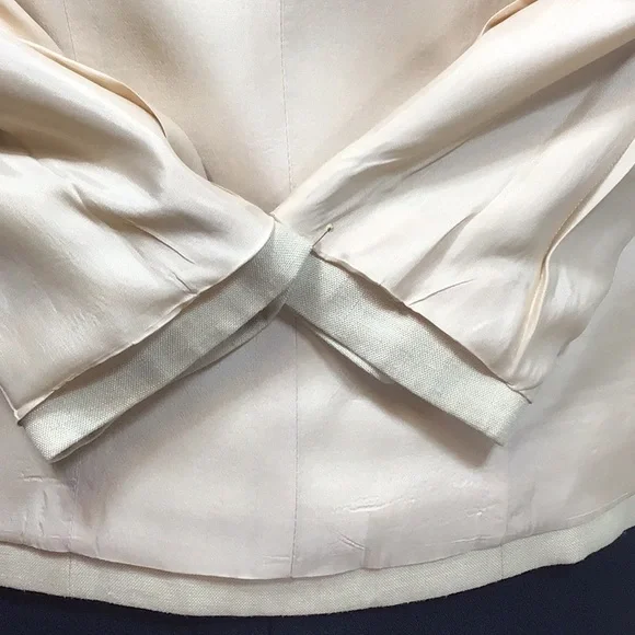 VTG Talbots Tailored Imported Italian Fabric Lined Suit Jacket Sz.4 - Picture 5 of 7